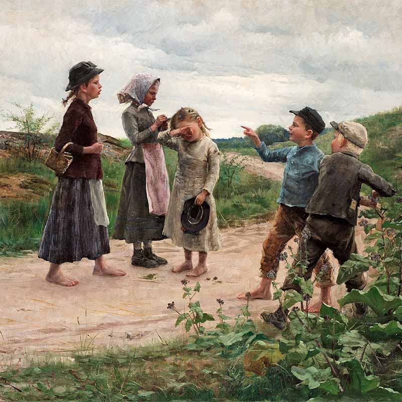 Шведский художник Fanny Brate (1861 – 1940