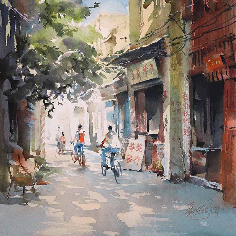 Китайский художник Кван Йюк Панг (Kwan Yeuk Pang)
