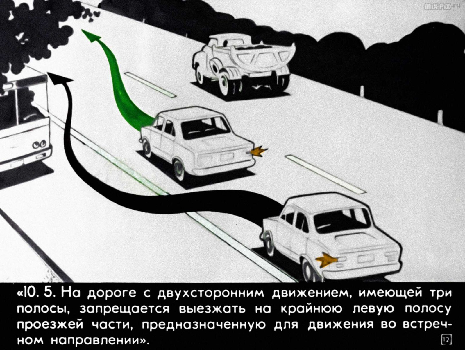 Правила дорожного движения. Расположение транспортных средств на проезжей части. Начало движения. Маневрирование (1983) 36