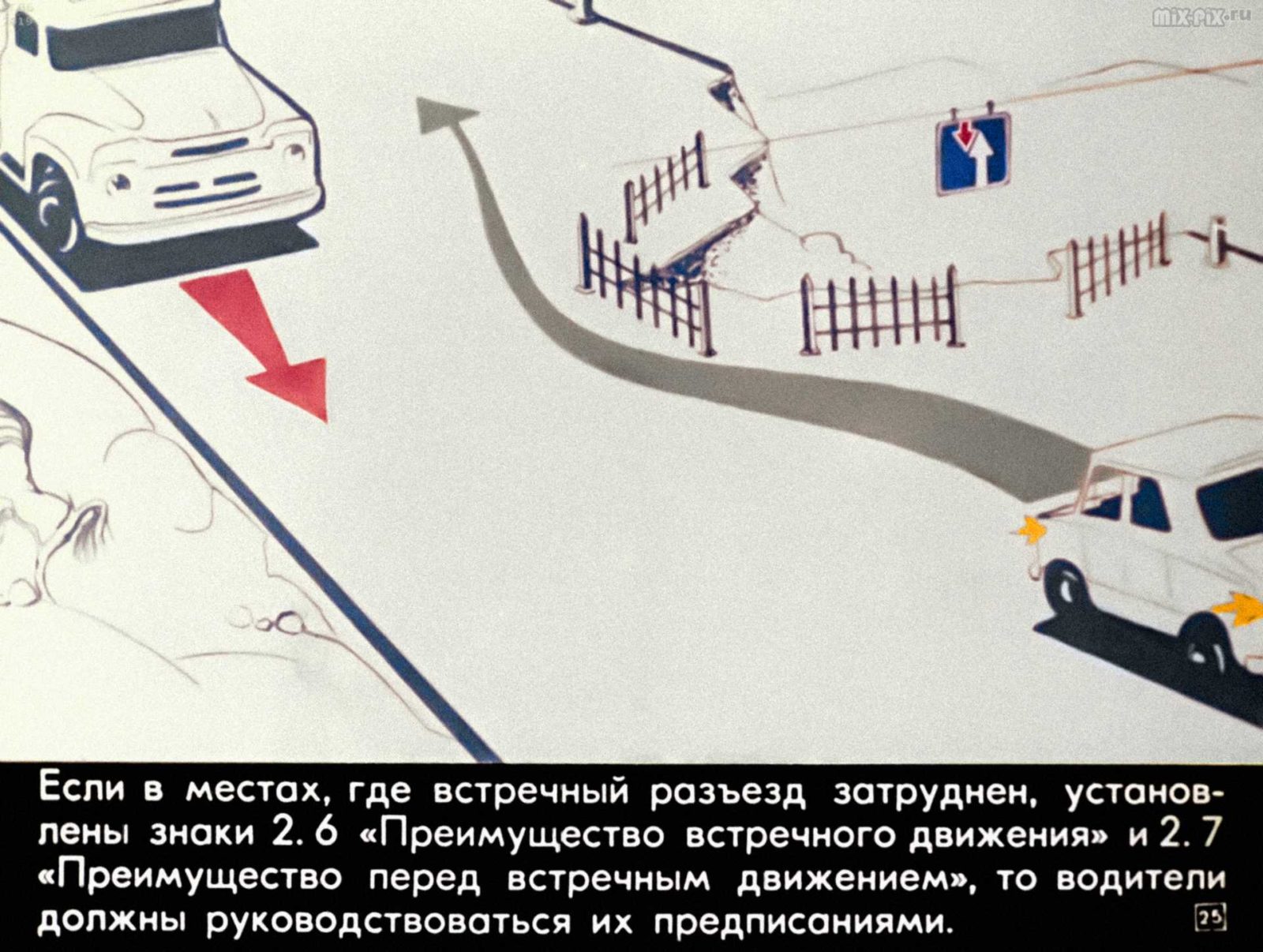 Правила дорожного движения. Расположение транспортных средств на проезжей части. Начало движения. Маневрирование (1983) 43