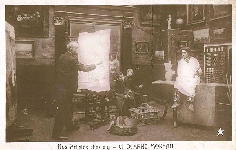 Пол Чарльз Шокарн-Моро | Paul Charles Chocarne-Moreau (1855-1931) 2