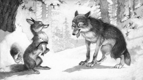 Диафильм - Лисичка-сестричка и серый волк