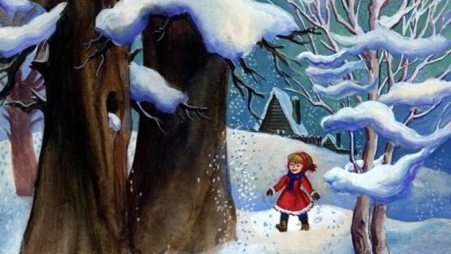 Диафильм - За цветами в зимний лес