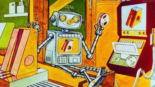 Диафильм - Здравствуй, робот (1988)
